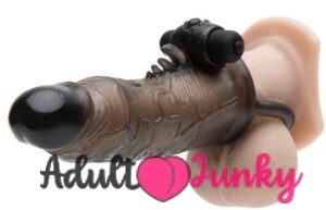 Black Penis Sleeve Vibration