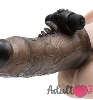 Black Penis Sleeve Vibration