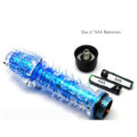 Cheap Crystal Based Vibrator in Skye Blue