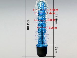 female vibrater | Cheap Crystal Vibrator -Sky Blue
