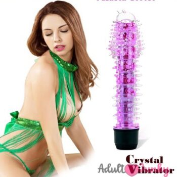 pleasure toys india |Cheap Crystal Vibrator -Purple