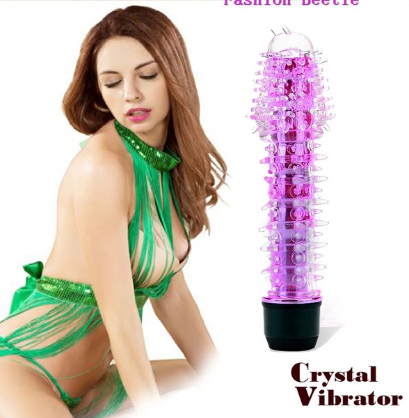 pleasure toys india |Cheap Crystal Vibrator -Purple