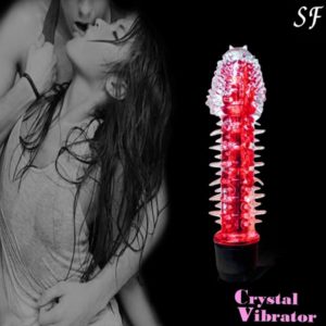 vibrater for women |Crystal Based Vibrator in Red for Women