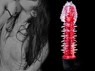 vibrater for women |Crystal Based Vibrator in Red for Women