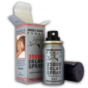 Dick Spray for Premature Ejaculation |Deadly Shark Power 25000 Delay Spray For Men-40ml | Adultjunky