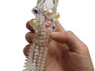 Beaded Crystal Penis Extender Sleeve