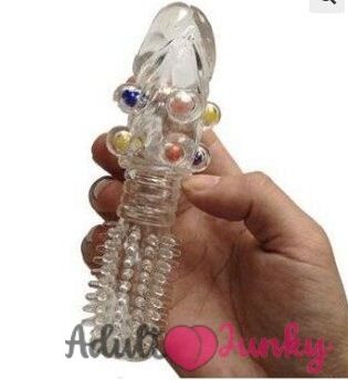 Beaded Crystal Penis Extender Sleeve