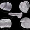 Jelly Penis Dildo For Sex Toys In Clear Dildo With Suction Cup