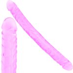 Flexible Jelly Double Headed Penis Dildo for Women & Lesbians