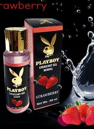 PlayBoy Herbal Lubricant Gel – Strawberry Flavour 50ml