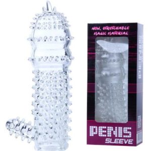Spike Condom Crystal Penis Sleeve With Extra Dotted