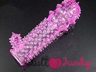 Spike Condom Pink Penis Sleeve With Extra Dotted