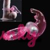 Vibrating Pink Rabbit Cock Ring (Clitoris Tickler)