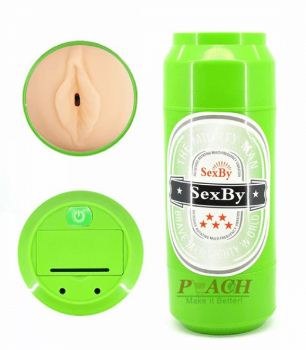 Sexby Beer Mug Masturbate Pussy Vibration For Men(Green)