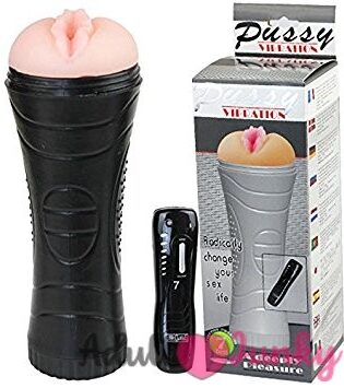 Vibrator Masturbation Cup For Men | pussy 7 speed masturbation cup | www.adultjunky.com