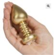 Golden Jewelled Butt/Anal Plug for Men & Women