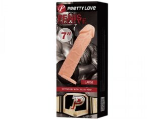 7" Pretty Love|Penis Sleeve 7 inch Large in Flesh