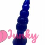 Big Anal Butt Plug Toys Large Silicone Anal Beads Plug-Blue