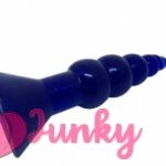 Big Anal Butt Plug Toys Large Silicone Anal Beads Plug-Blue