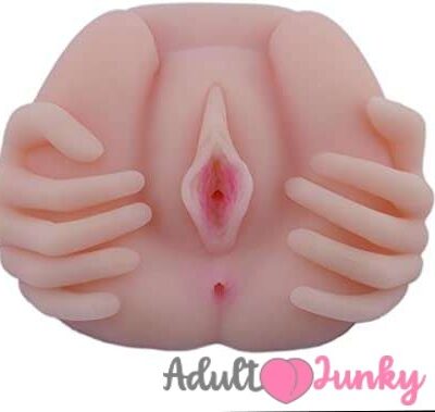 Spread Wide Pussy & Ass Male Masturbator