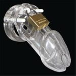 CB-6000 Male Chastity Device- Clear