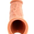 Penis Sleeve Extender with Cock Ring Sex Toys for Men Reusable Condoms