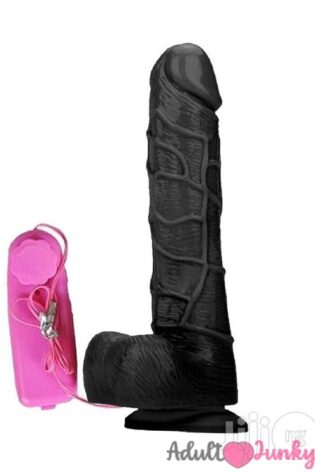 Black Dildo Soft With Head Rotated