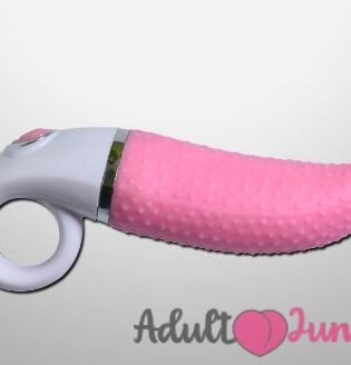 Tongue Shape Dotted Vibrator-G Spot Jelly Vibrator