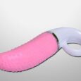 Tongue  Shape Dotted Vibrator-G Spot Jelly Vibrator