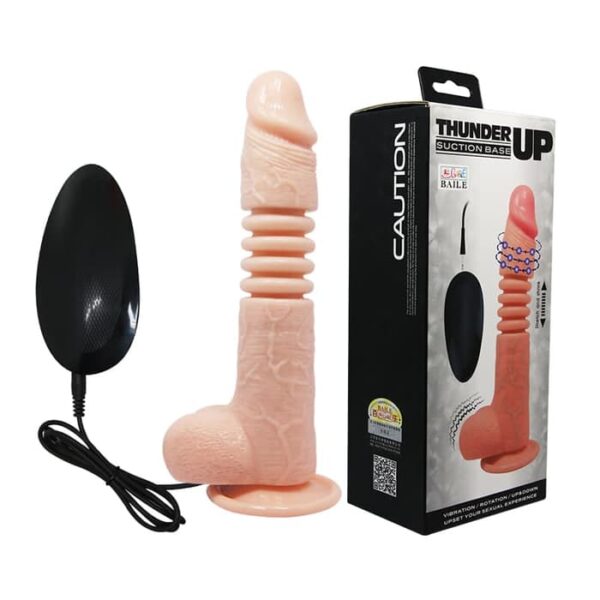 Vibrating Dildo Vibrator 8.66 Inches Realistic up and down Rotation and Vibration