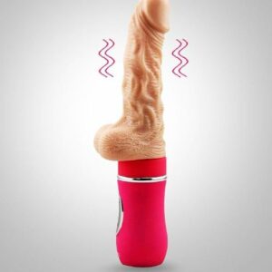 Ailighter Automatic Telescopic Dildo Heating Vibrating pumping Sex Machine for Women