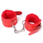 8 Pieces Leather BDSM Bondage Kit – Red