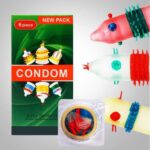 Ribbed Dotted Spike Condom For men