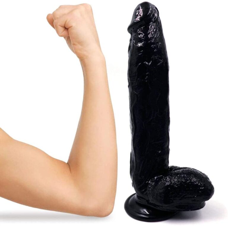 12 inch Big Black Penis Dildo India