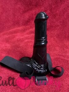 Strap On Black horse dildo adult masturbator clit stimulate sex toy for woman