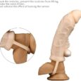 Shark Vibrating Cock Sleeve Testicles Ring Penis Extension Sleeve for Men
