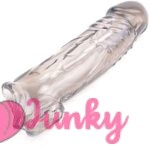 Crystal Shackles extension sleeves head reusable condom For men