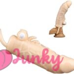 Shark Vibrating Cock Sleeve Testicles Ring Penis Extension Sleeve for Men