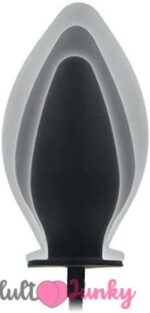 Air Filling Anal Butt Plug Black Big Size India