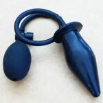 Super Large Inflatable Black Anal Butt Plug For Couples