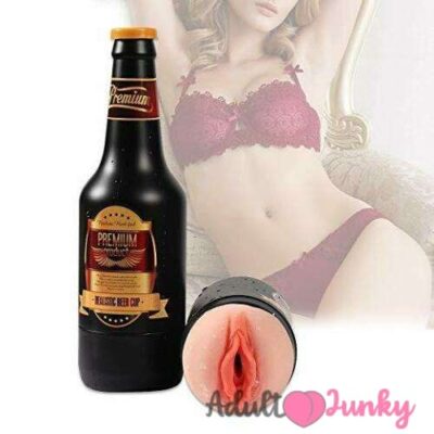 Realistic Premium Beer Bottle Masturbation Cup Stroker Sex Toys