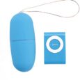 Wireless Egg Vibrator Mini MP3 -Blue
