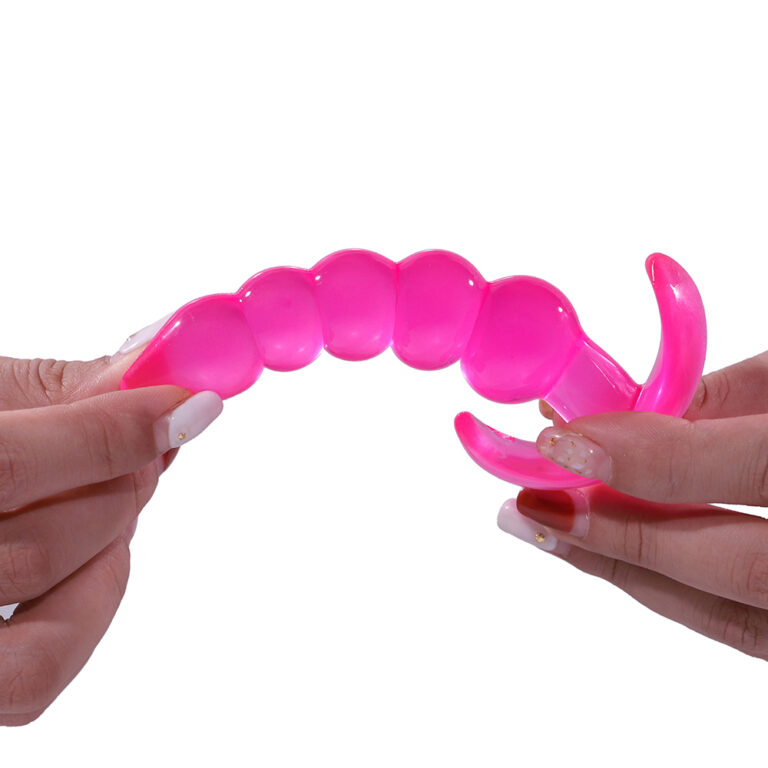 Realistic Super Soft Long Bead Pink Anal Butt Pulg G Spot Massager India