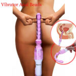 Purple Jelly Anal Bead G Spot Vibrator For Women