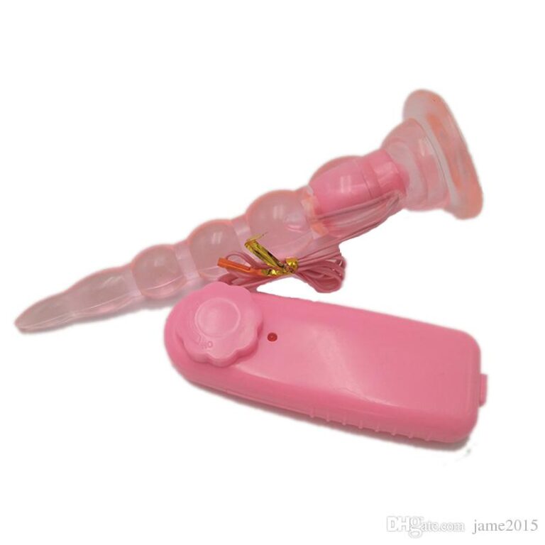 Hot Sale Jelly Anal Buttplug Vibration For Pink Colored Sex Toys India