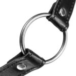Black Steel Ring Gag  bondage device