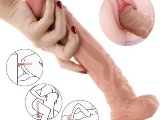10 inch Realistic Dildo Penis with Strong Suction Cup Dong with Balls