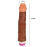 9 Inch Brown Penis Dildo Vibrator