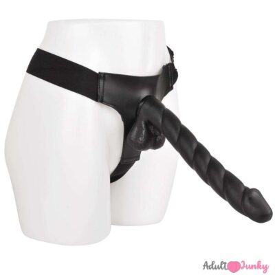 Realistic Strapon Big Dildo Black Colour