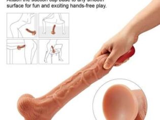 12 Inches Big Size Mega Girthy Ultra Silicone Realistic Dildo
